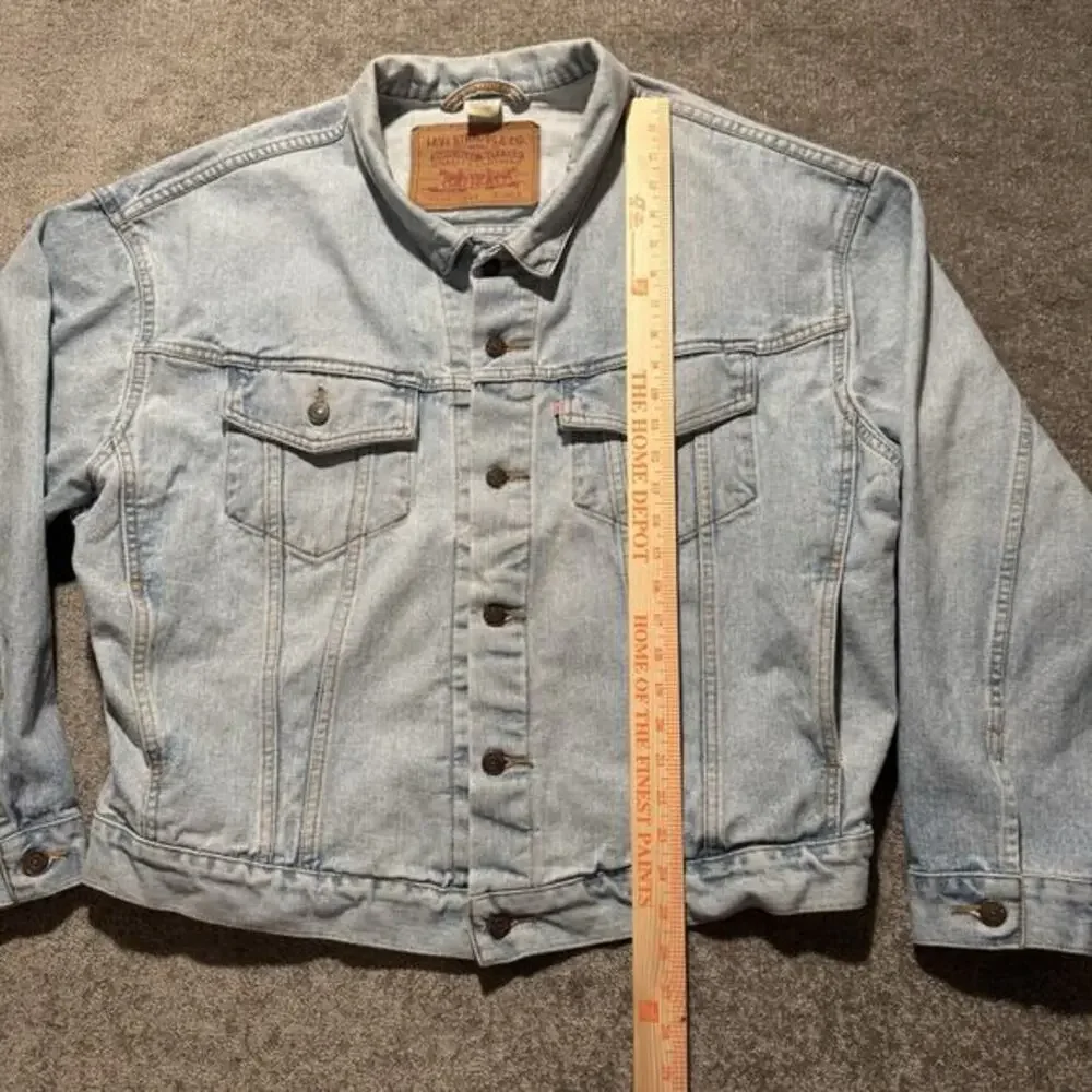 Vintage Levi's Strauss & Co 70598 4834 Trucker Denim Jean Jacket XL Western Work